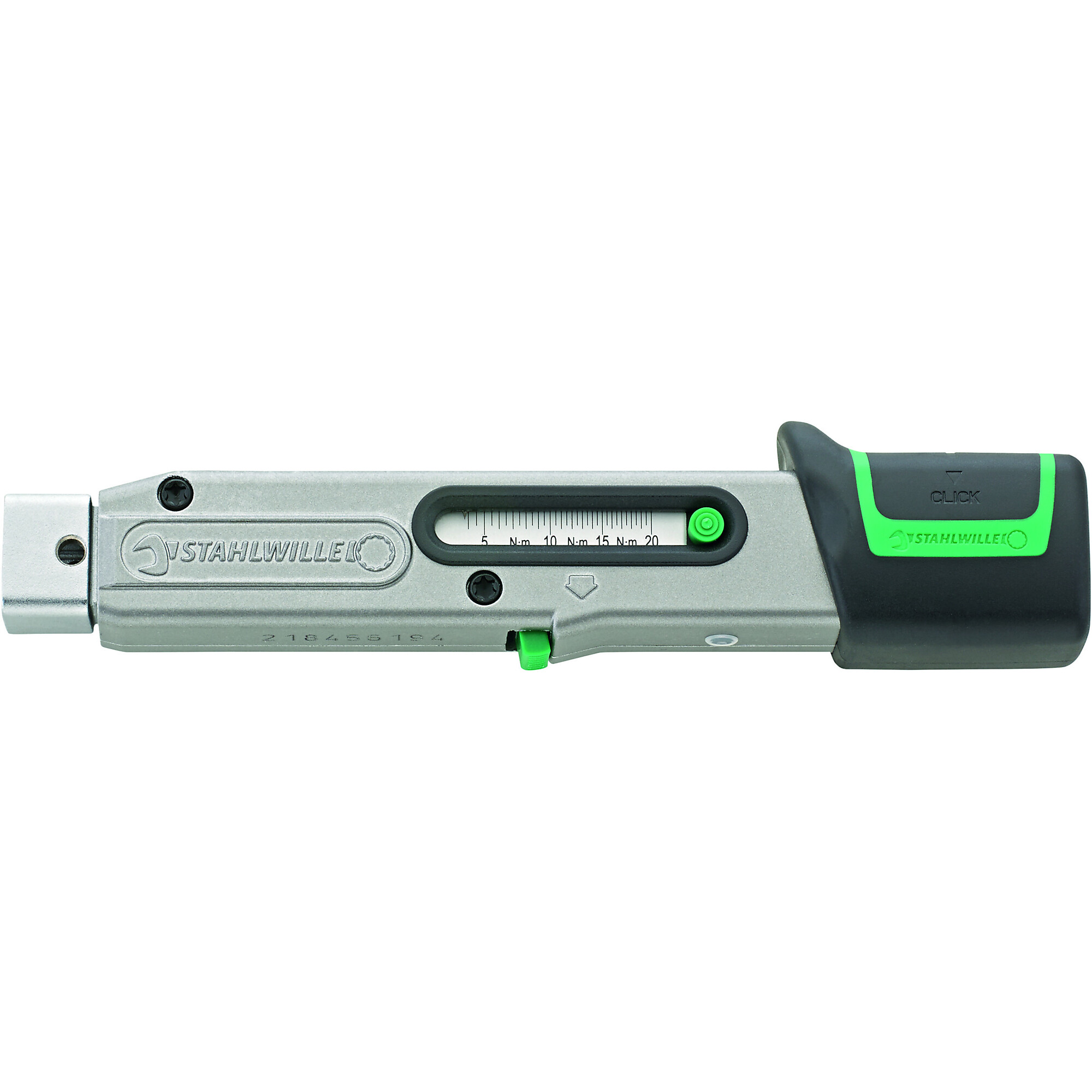 Stahlwille Manoskop Torque Wrench — 17.5–87.5in. lb, 9 x 12mm, 179mm Length, Model# 730a Quick